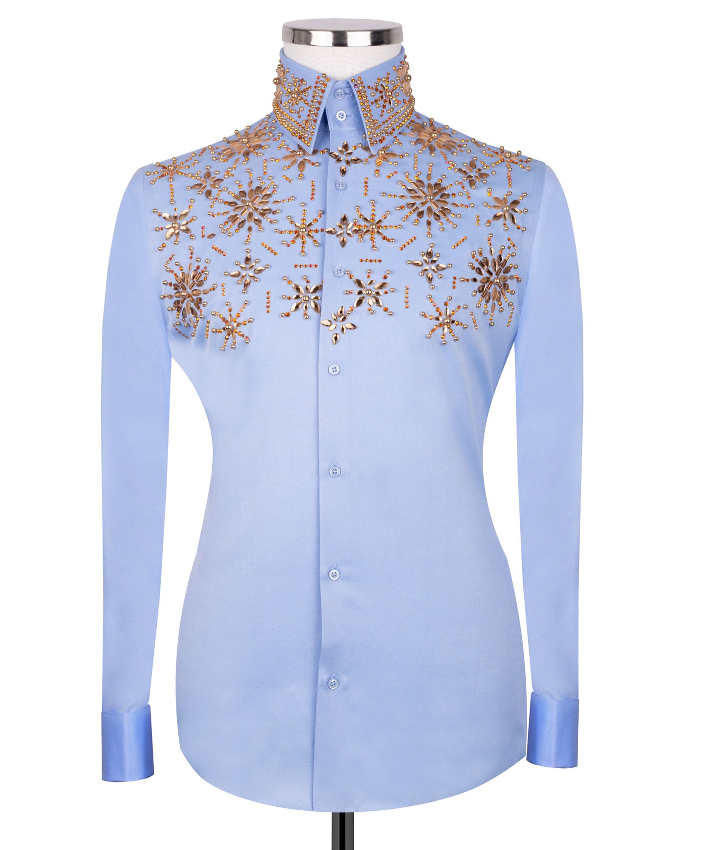 Stone embroidered shirt