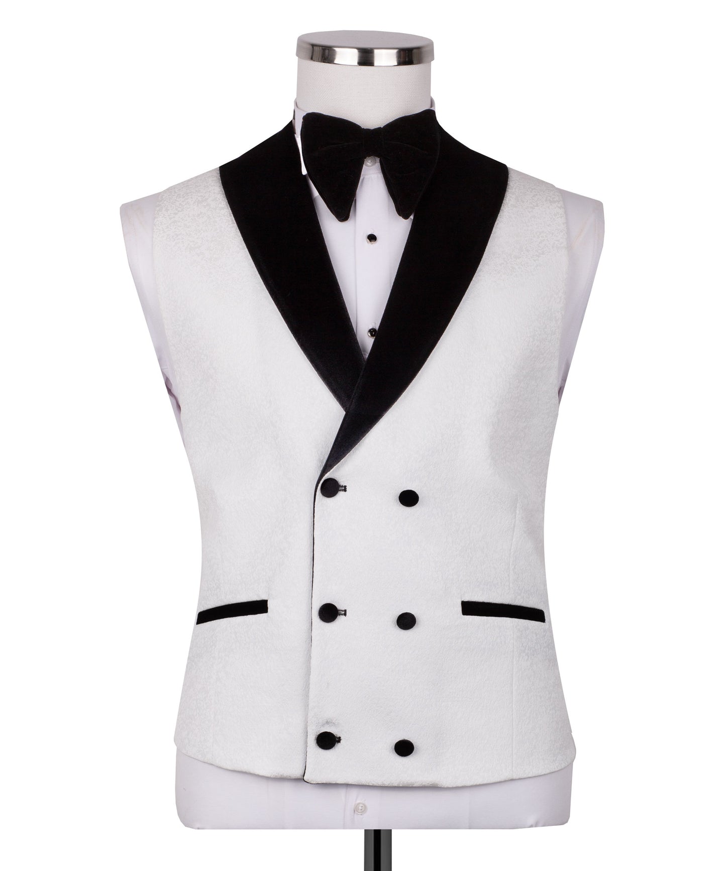Velvet Collar White Tuxedo