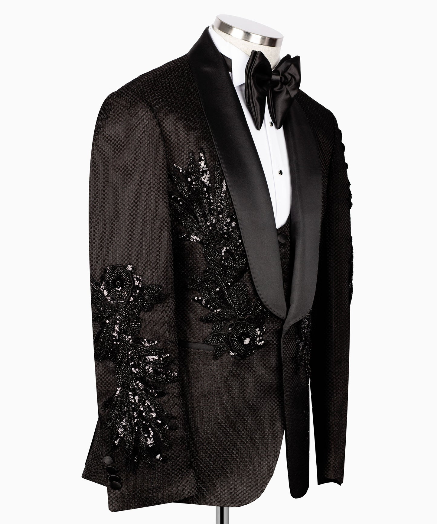 Embroidered tuxedo