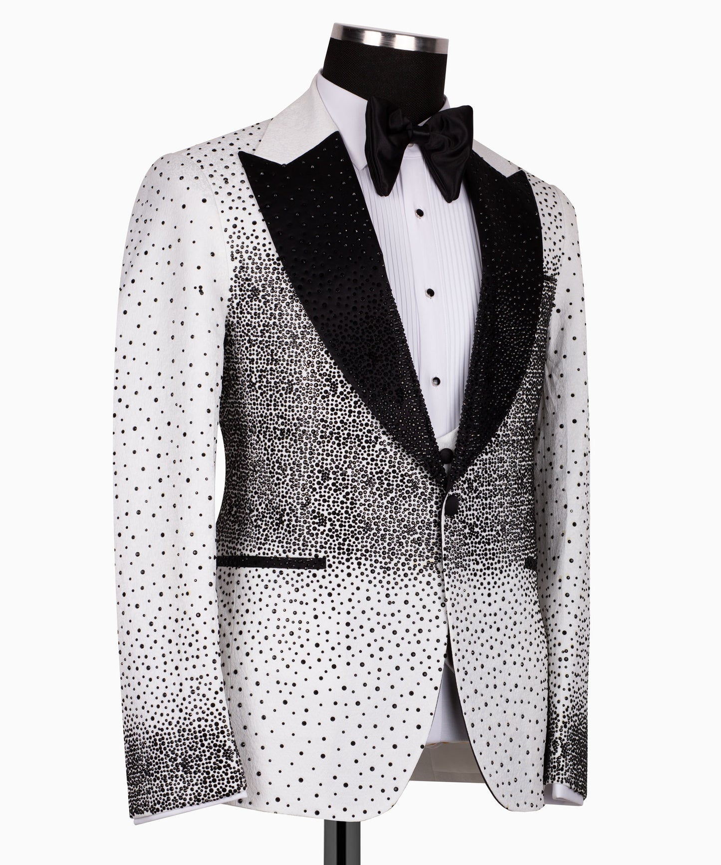Rhinestone Embroidered Tuxedo