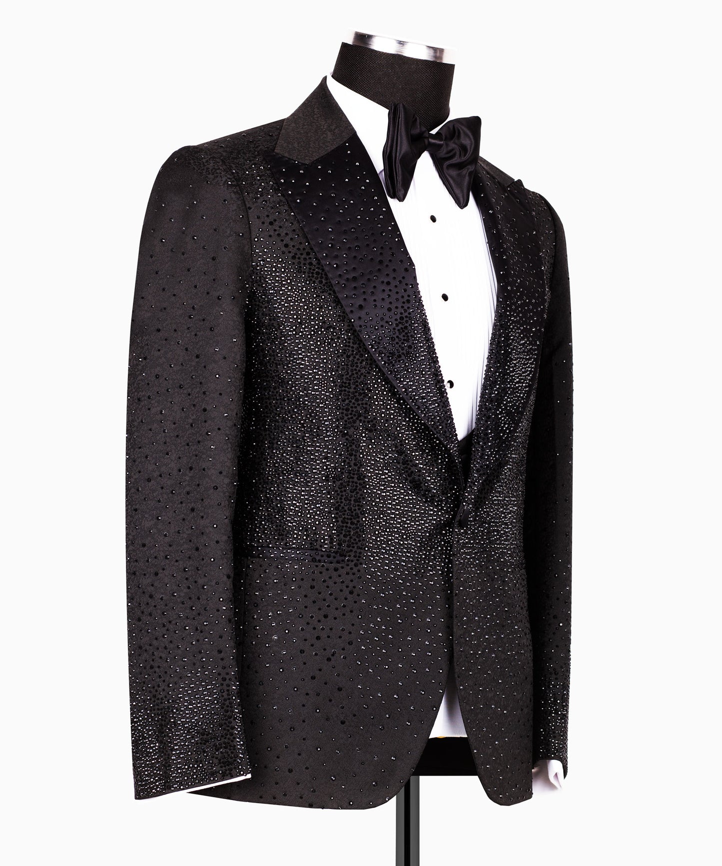 Rhinestone Embroidered Tuxedo