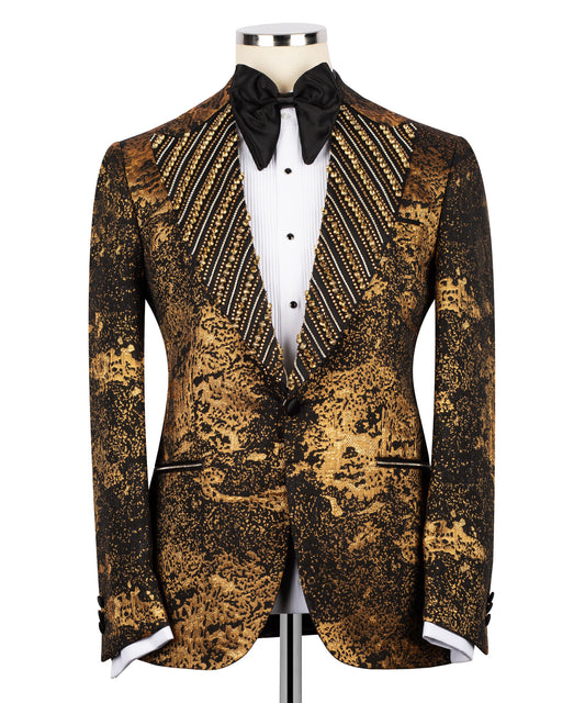 Gold Embroidered Tuxedo