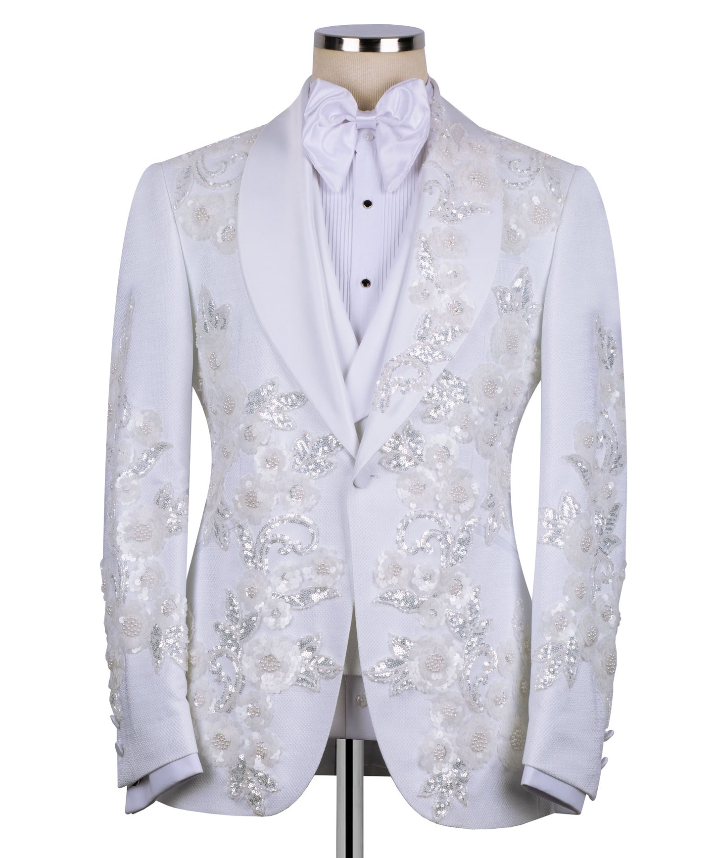 Sequined Floral Tuxedo