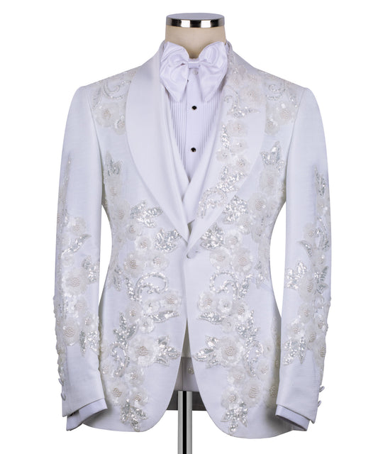 Sequined Floral Tuxedo