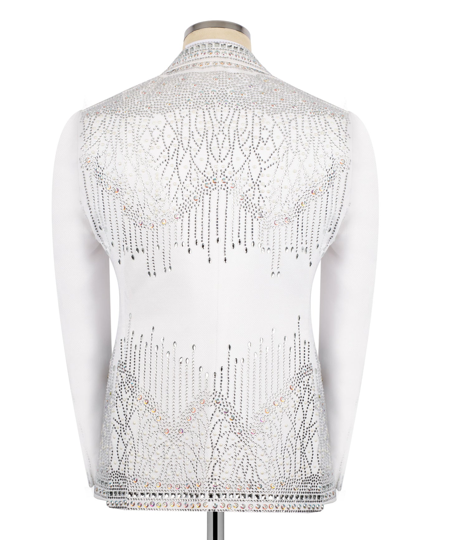 Jacket and pants stone embroidered tuxedo
