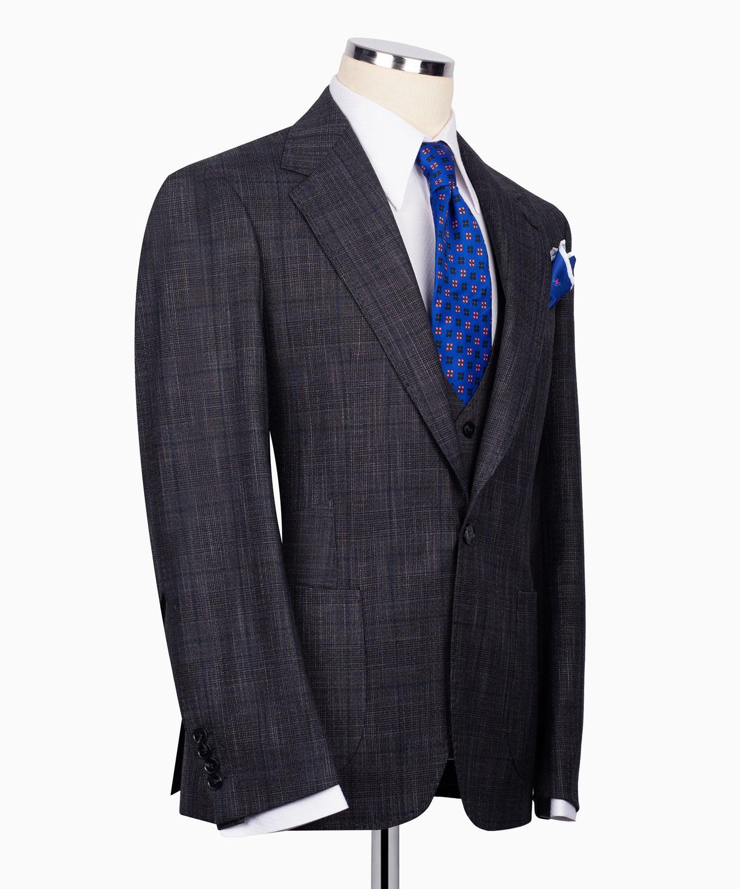 Plaid Three Piece Suit