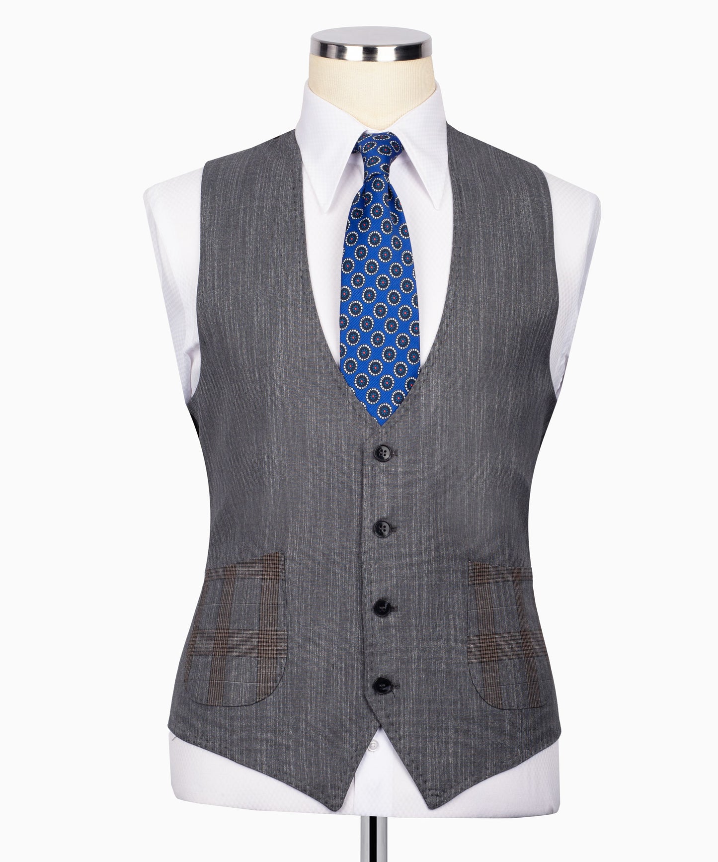 Plaid Three Piece Suit