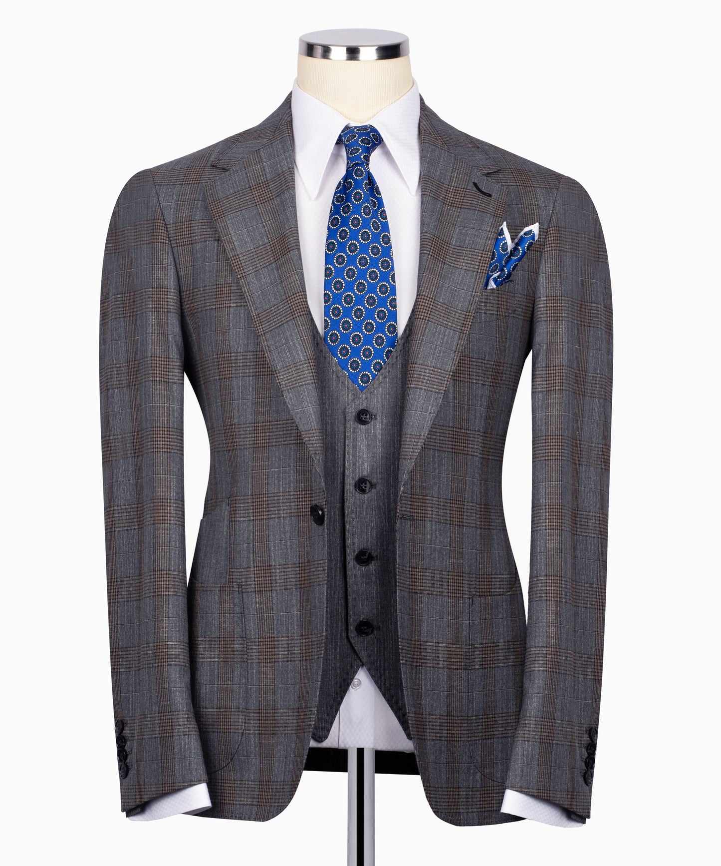 Plaid Three Piece Suit