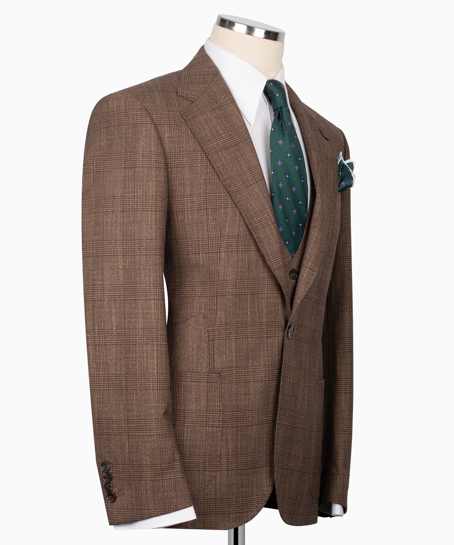 Plaid Three Piece Suit
