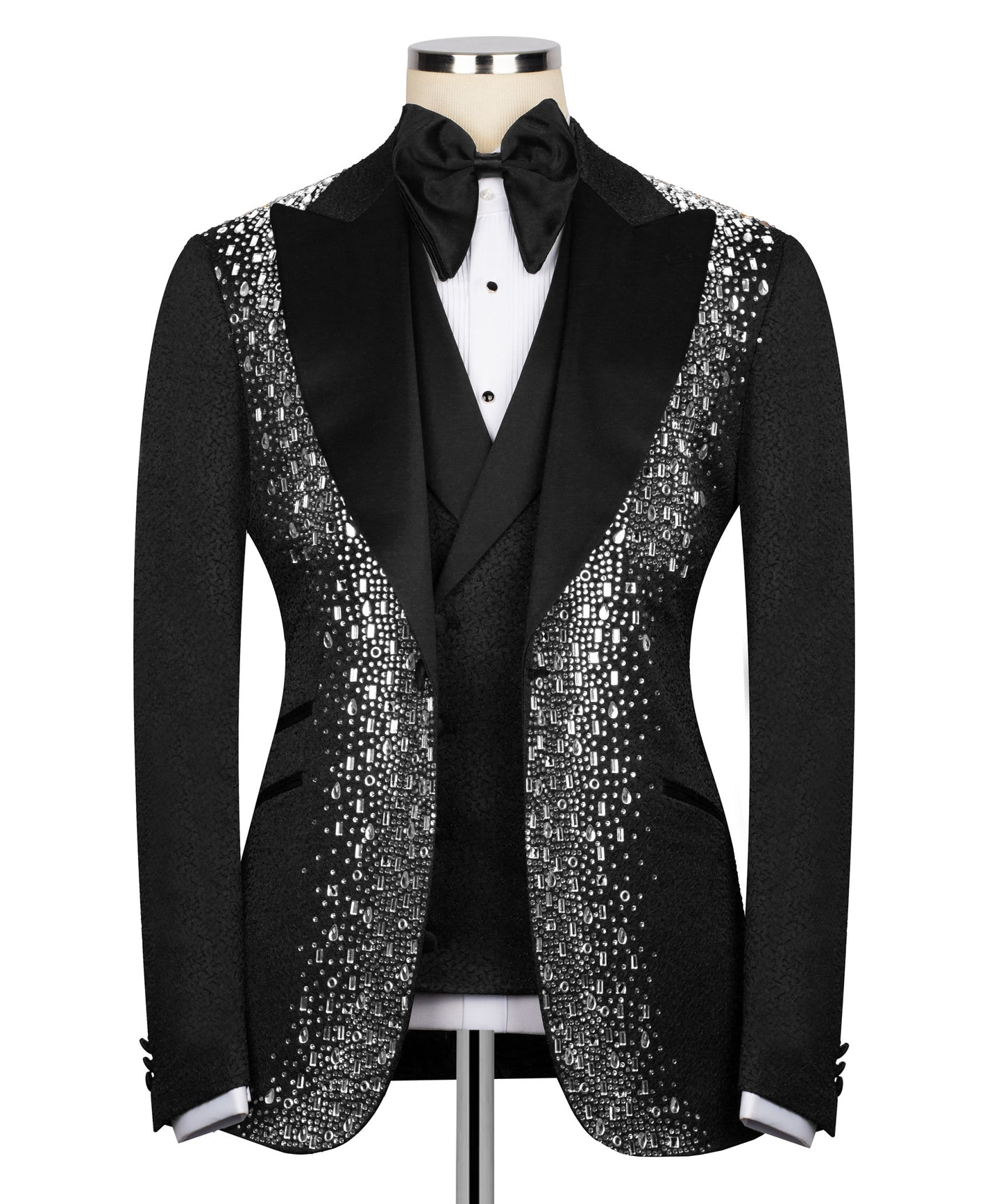 Silver Embroidered Tuxedo
