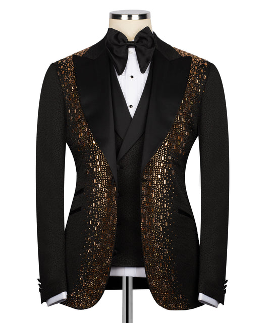 Gold Embroidered Tuxedo