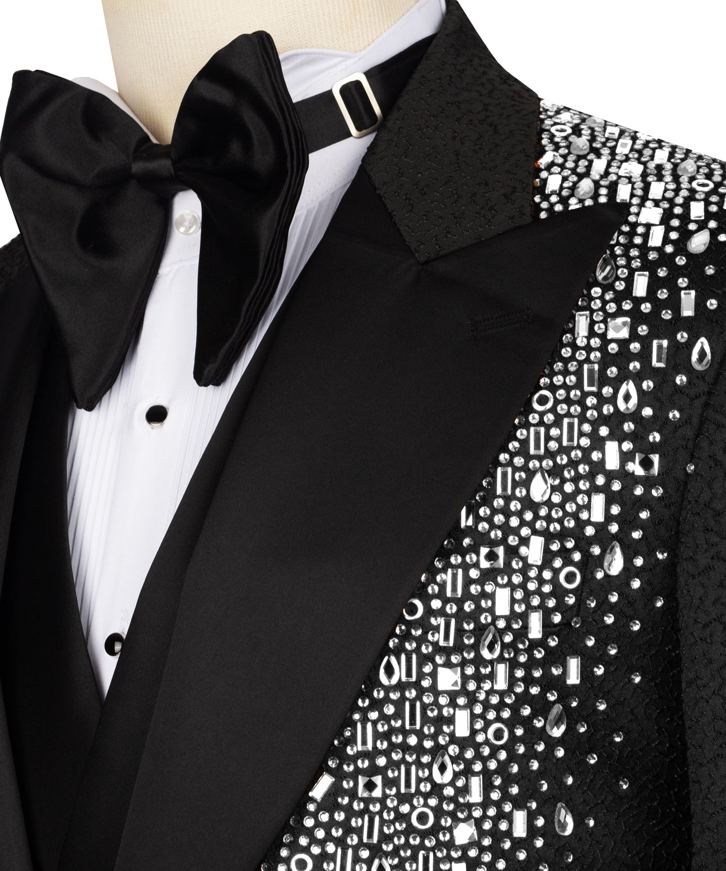Silver Embroidered Tuxedo