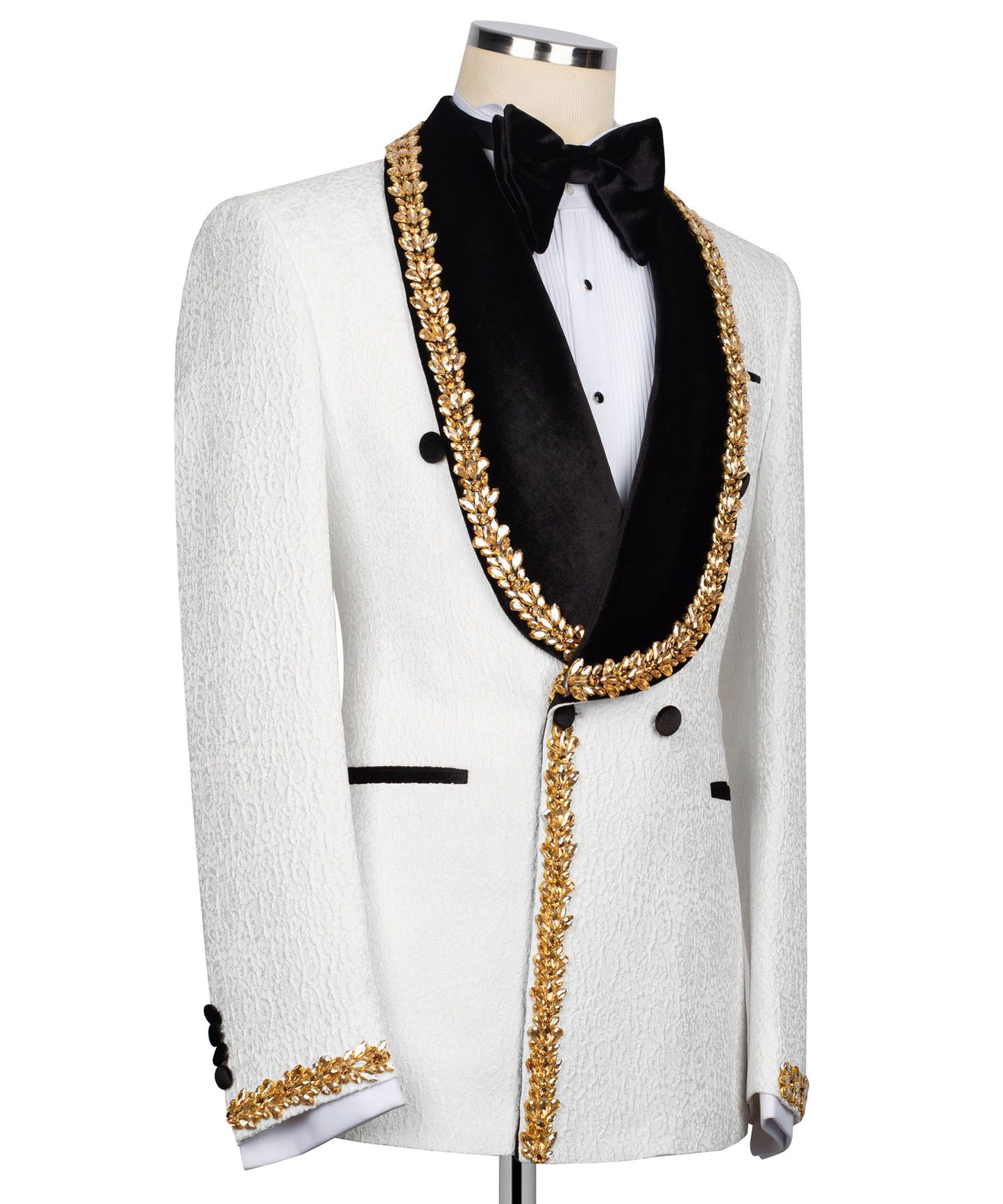 Jewelry Ornament Tuxedo - White