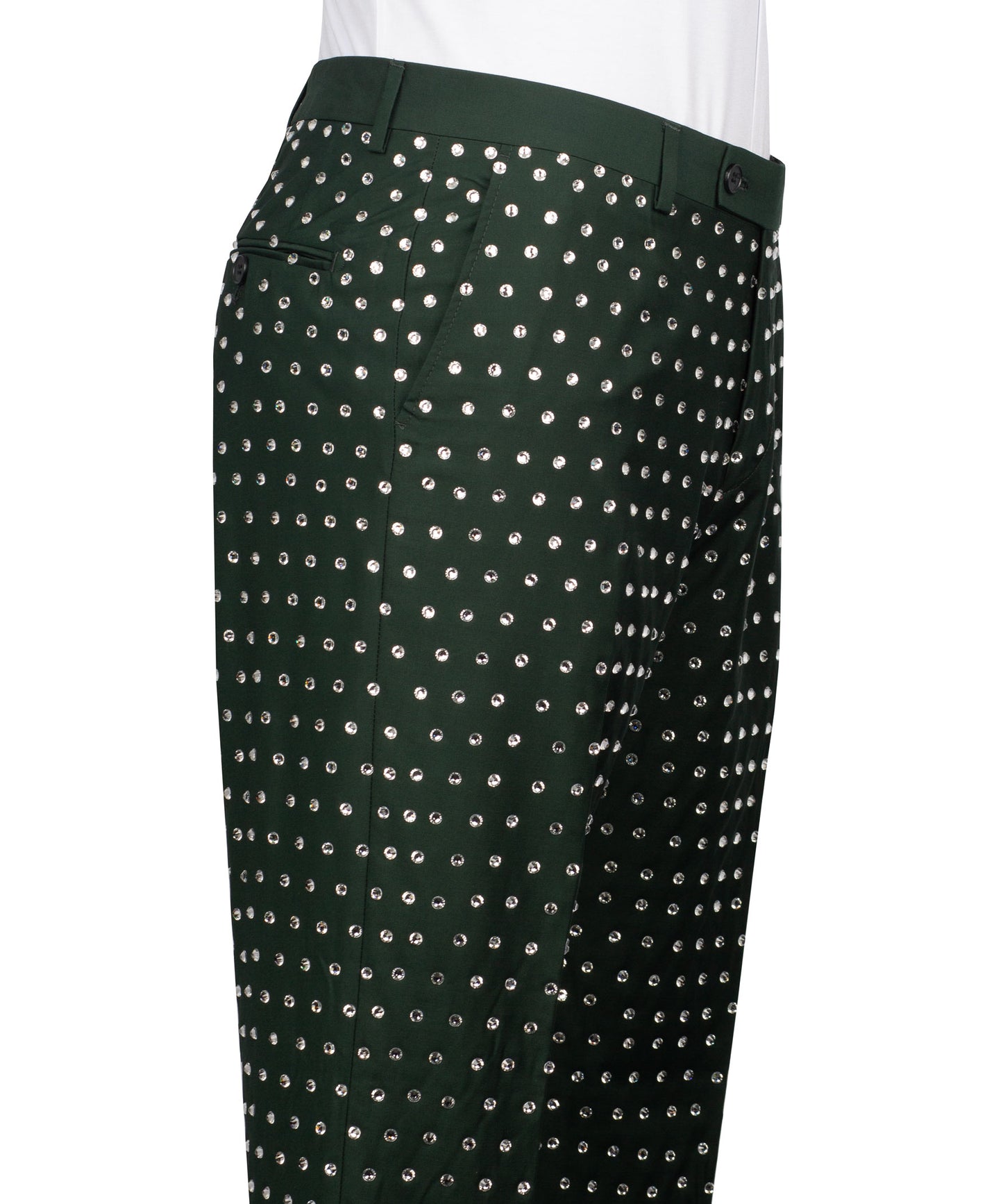 Fully Embroidered Tuxedo - Green