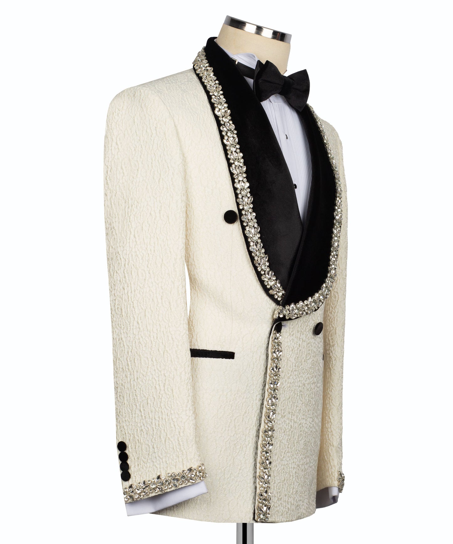 Jewelry Ornament Tuxedo - Cream